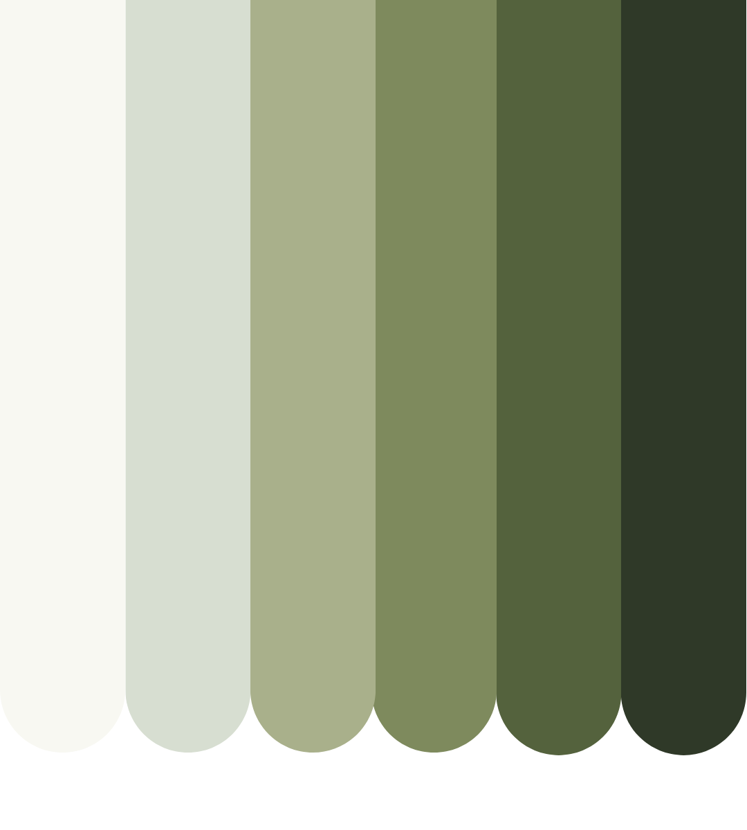 Nuances de vert