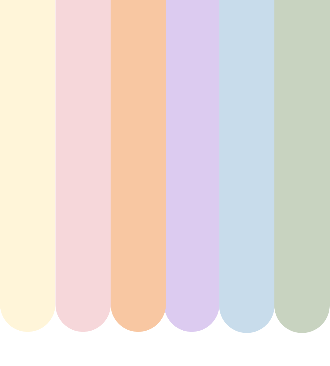 Pastel multicolore