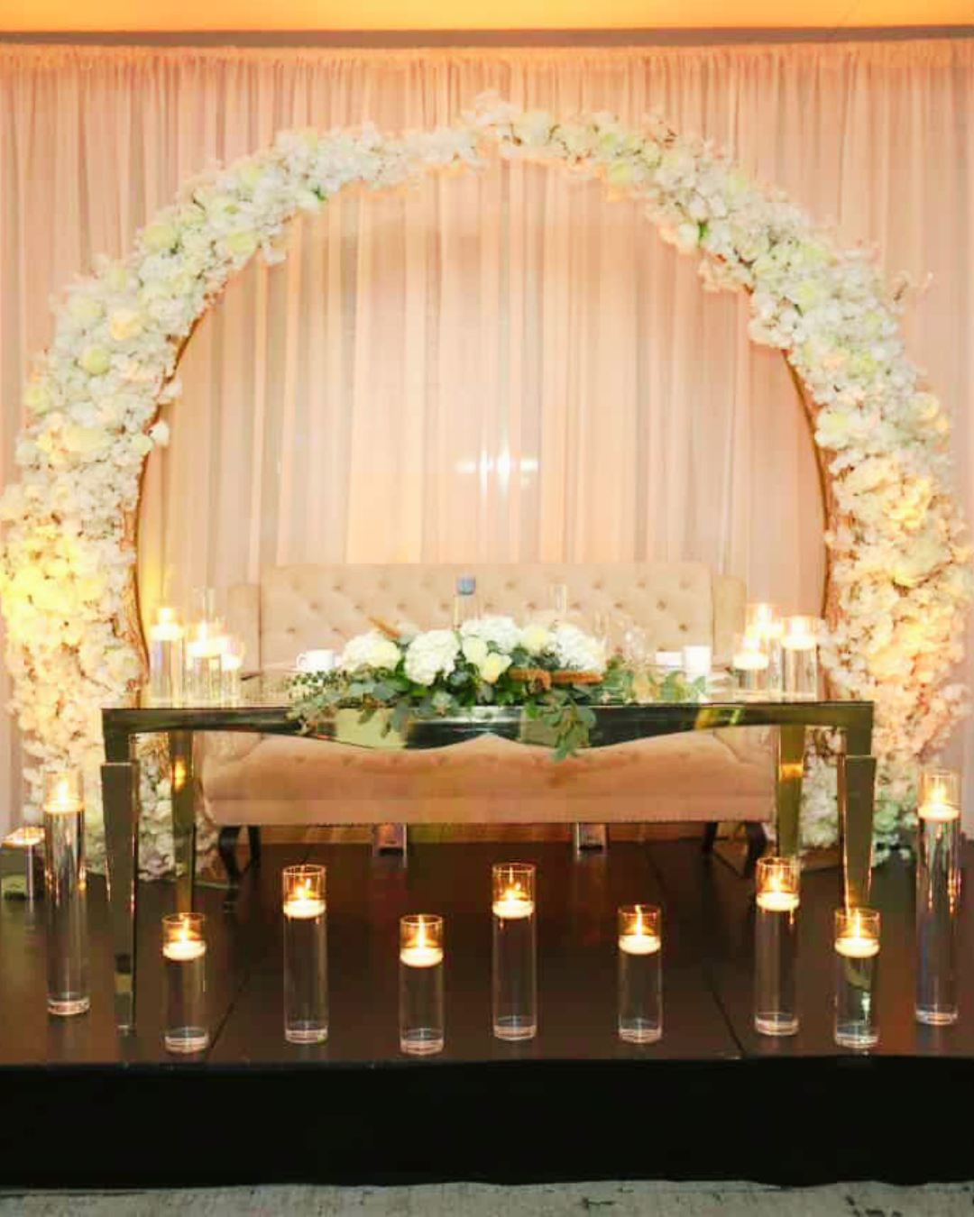 Table des mariés