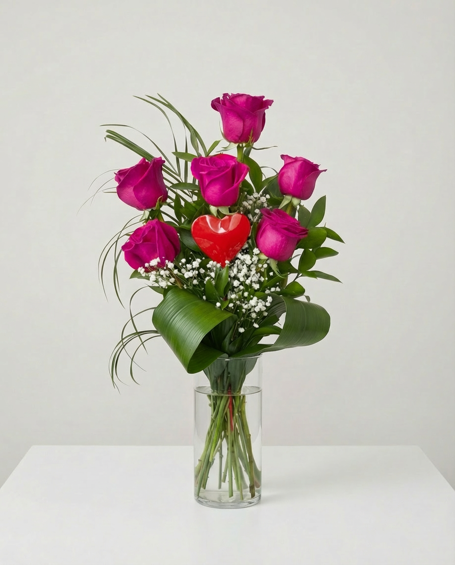 SV-1 Bouquet de Saint-Valentin La Promesse Douce