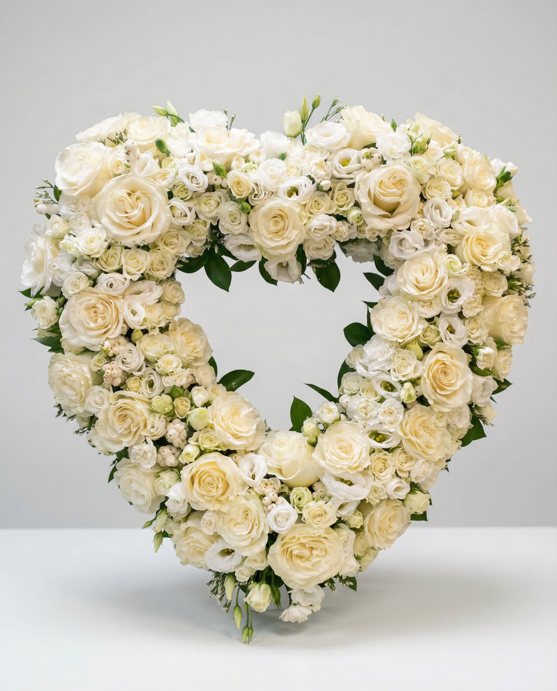 Arrangement funéraire Douce Mémoire – arrangement floral élégant réalisé par un fleuriste professionnel, fleurs fraîches et de qualité, Fleurs2