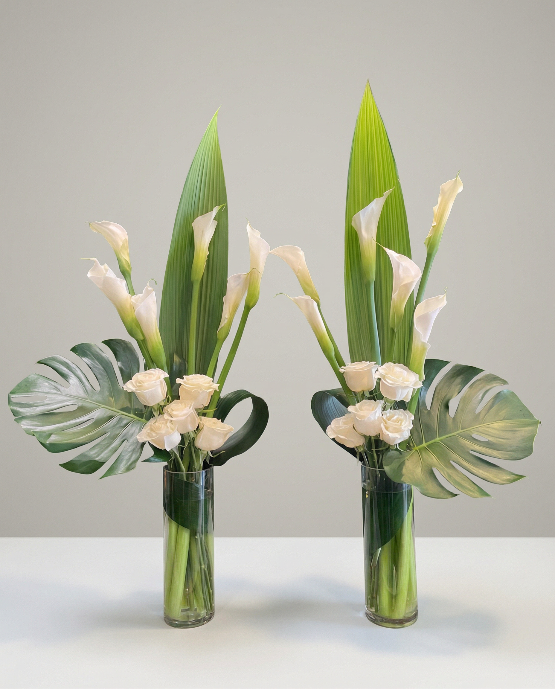 Arrangement de sympathie Clarté du matin – arrangement floral élégant réalisé par un fleuriste professionnel, fleurs fraîches et de qualité, Fleurs2