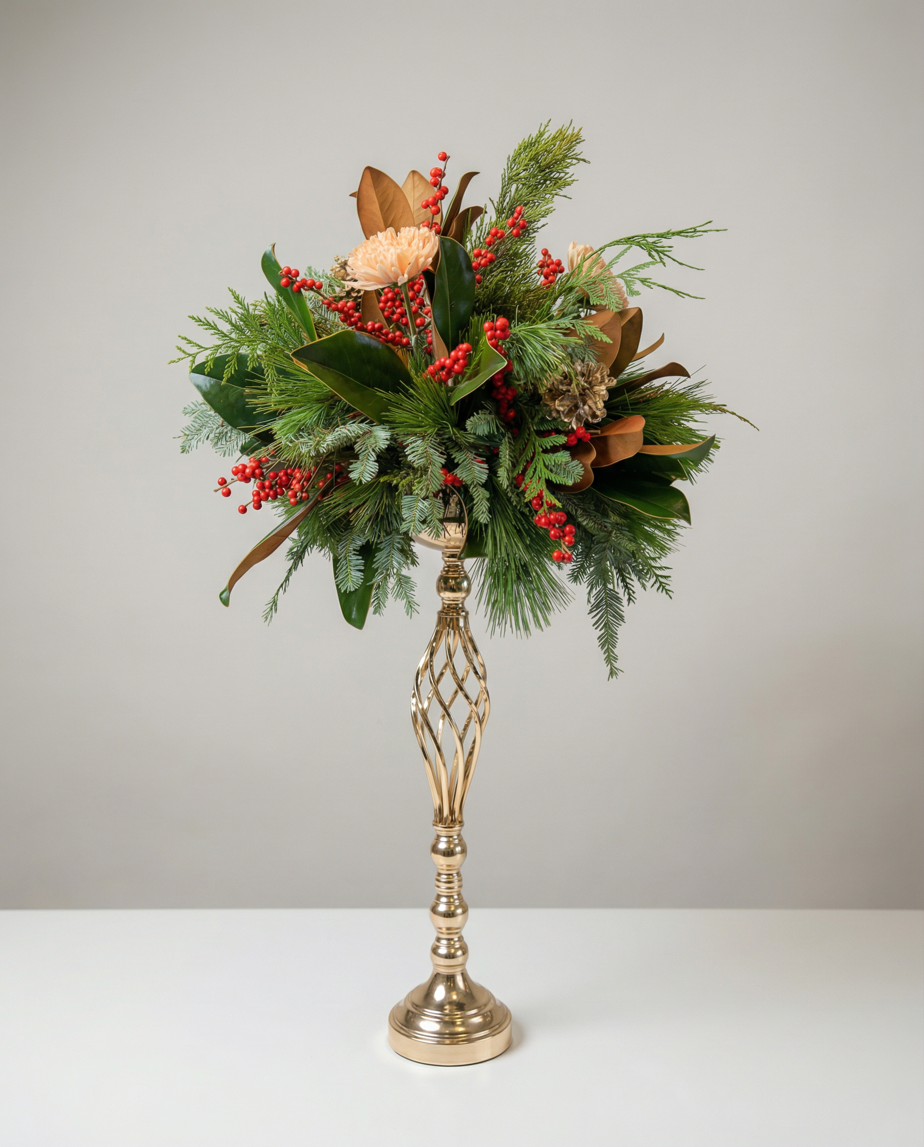 Centre de Table Élégance Boréale – arrangement floral élégant réalisé par un fleuriste professionnel, fleurs fraîches et de qualité, Fleurs2