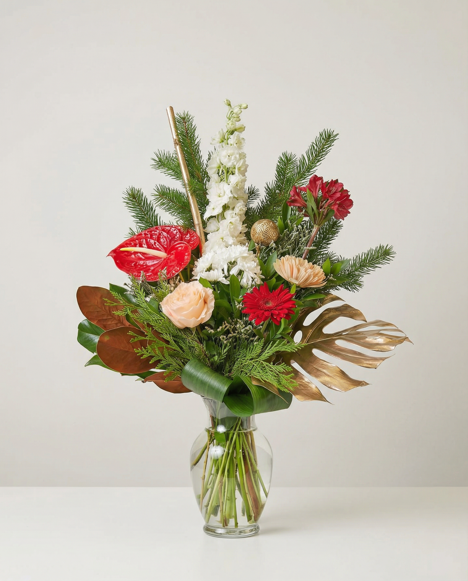 Bouquet Festif pour Hôtesse La Généreuse – arrangement floral élégant réalisé par un fleuriste professionnel, fleurs fraîches et de qualité, Fleurs2