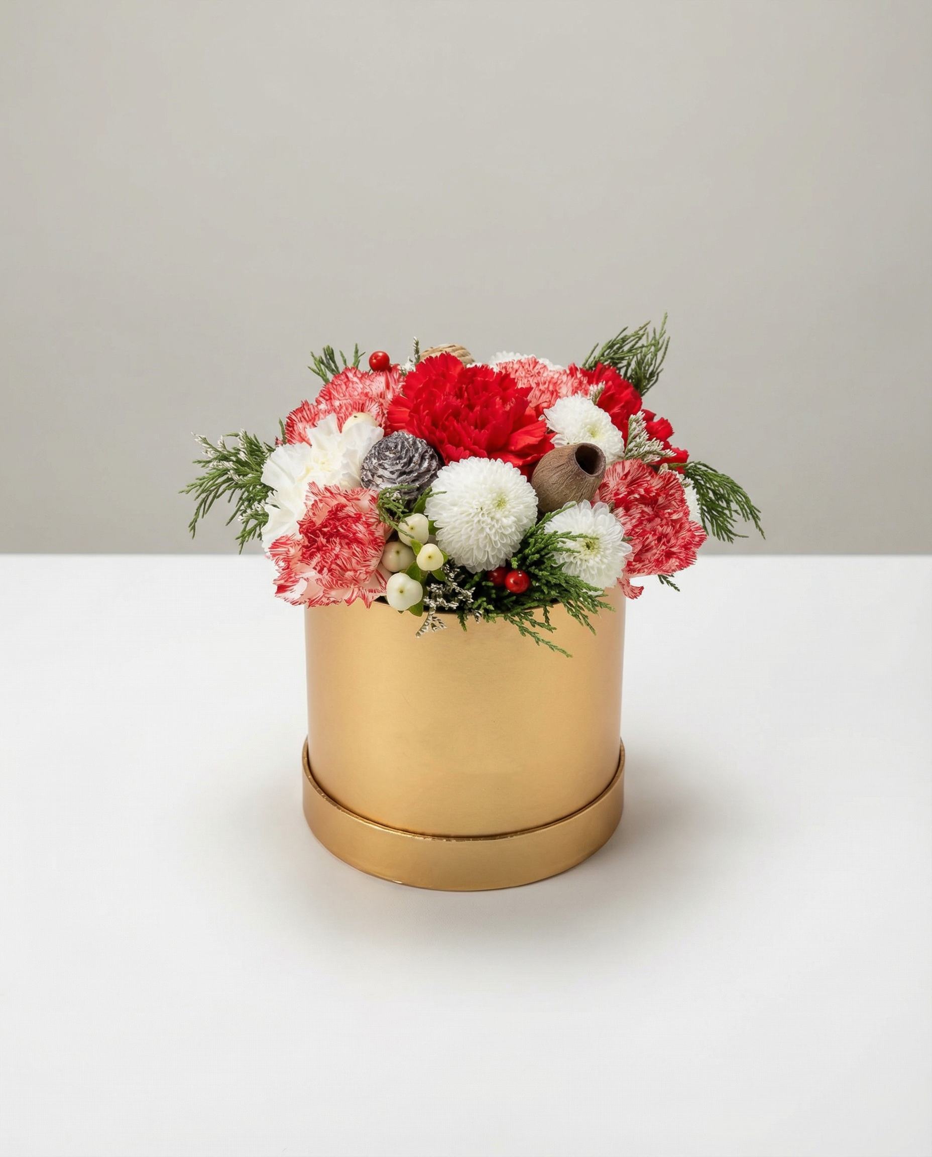 Arrangement Festif pour Hôtesse Le Prestige – arrangement floral élégant réalisé par un fleuriste professionnel, fleurs fraîches et de qualité, Fleurs2