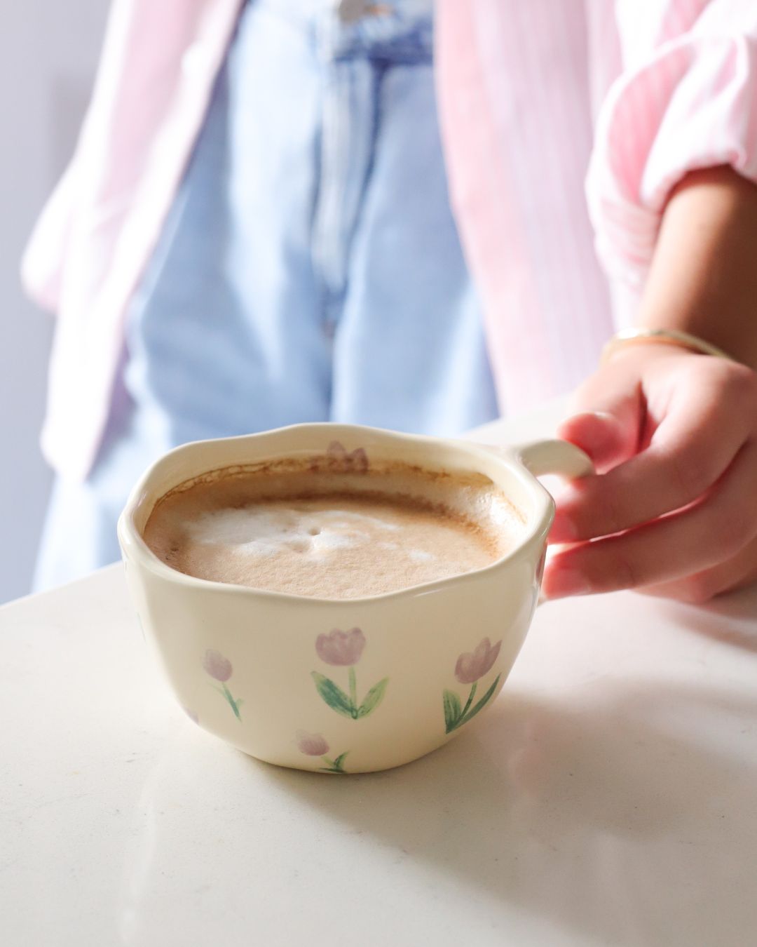 G-13 Tasse Céramique Douce Matinée