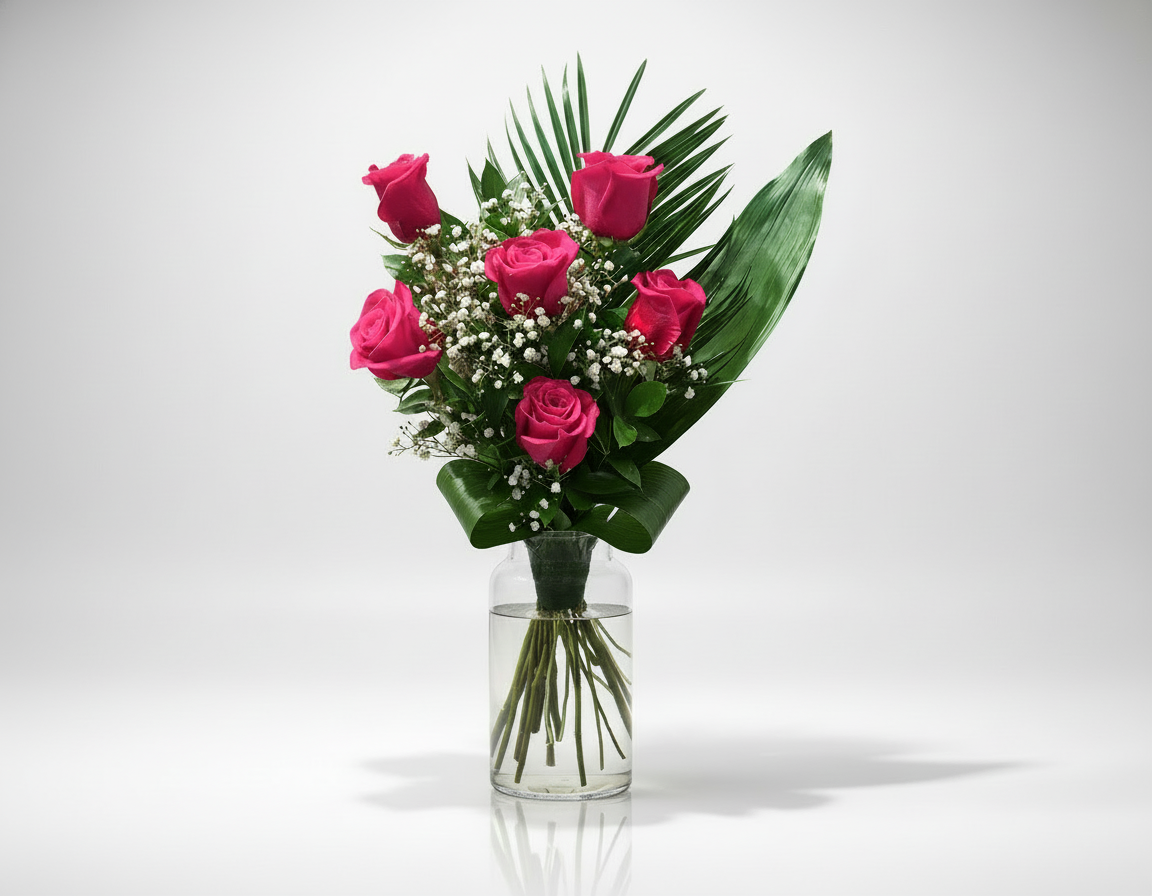 BO-10 Bouquet 6 Roses