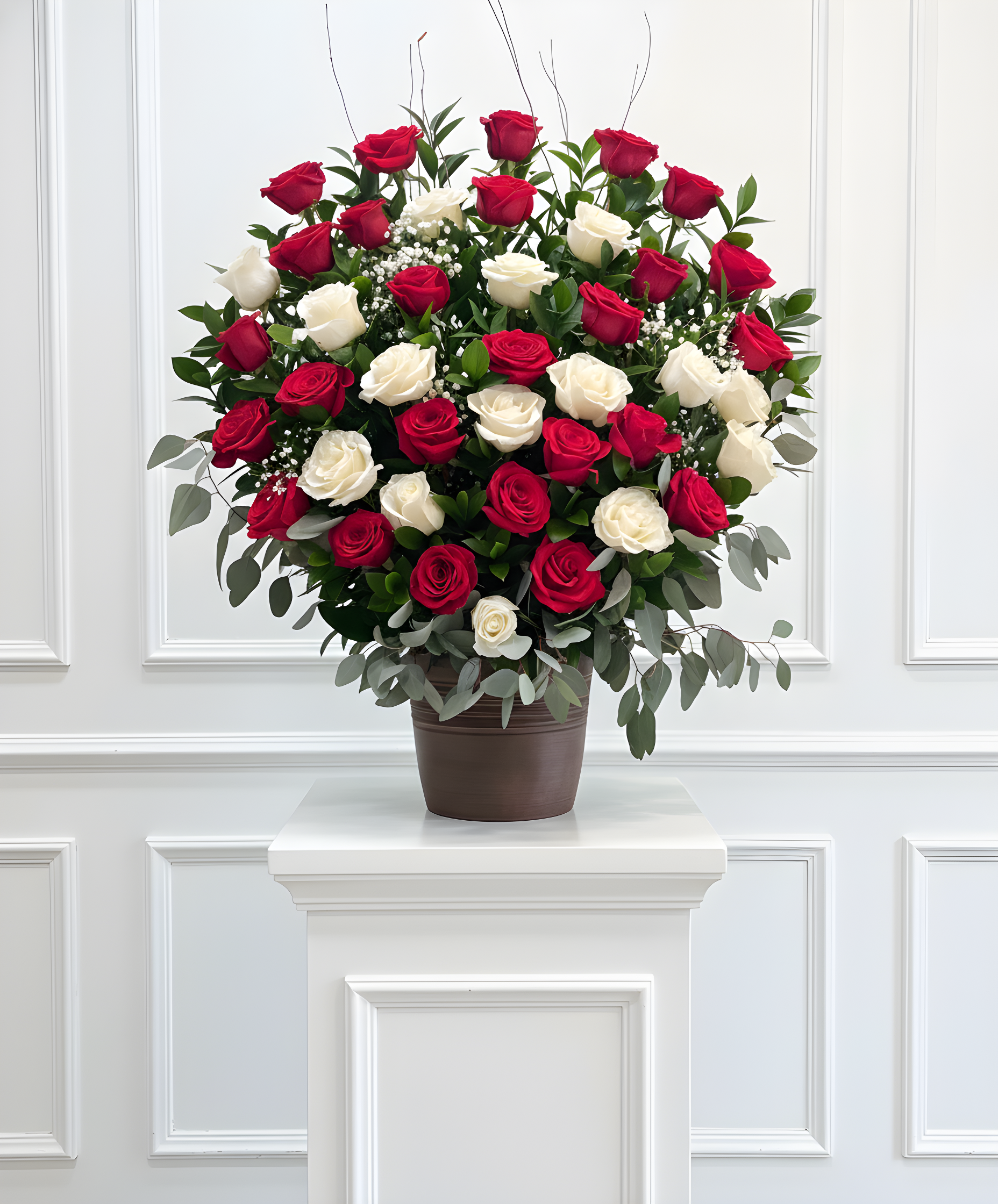 CO-7 Corbeille funéraire Amour Éternel