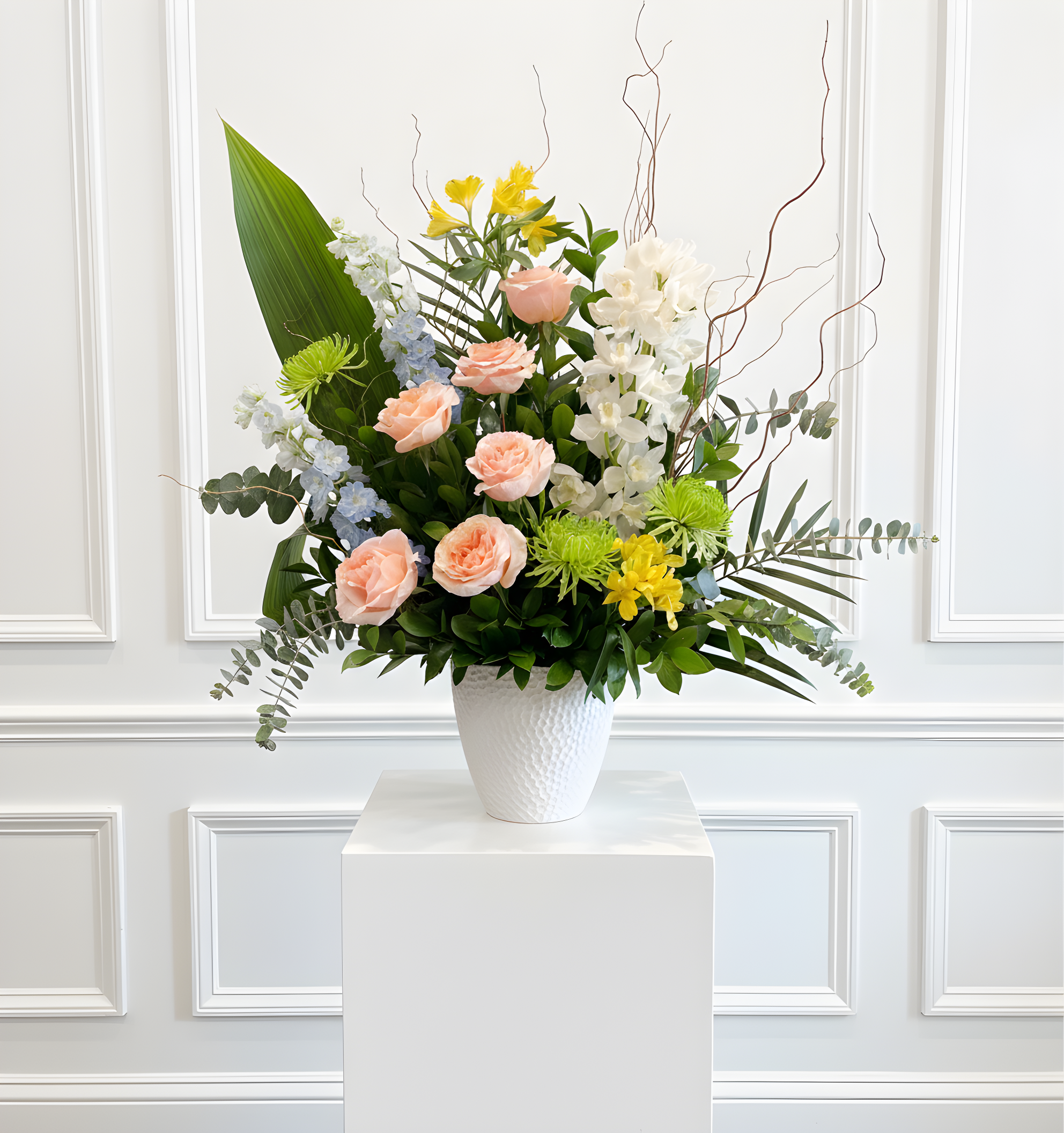 CO-8 Corbeille funéraire Douceur Pastel