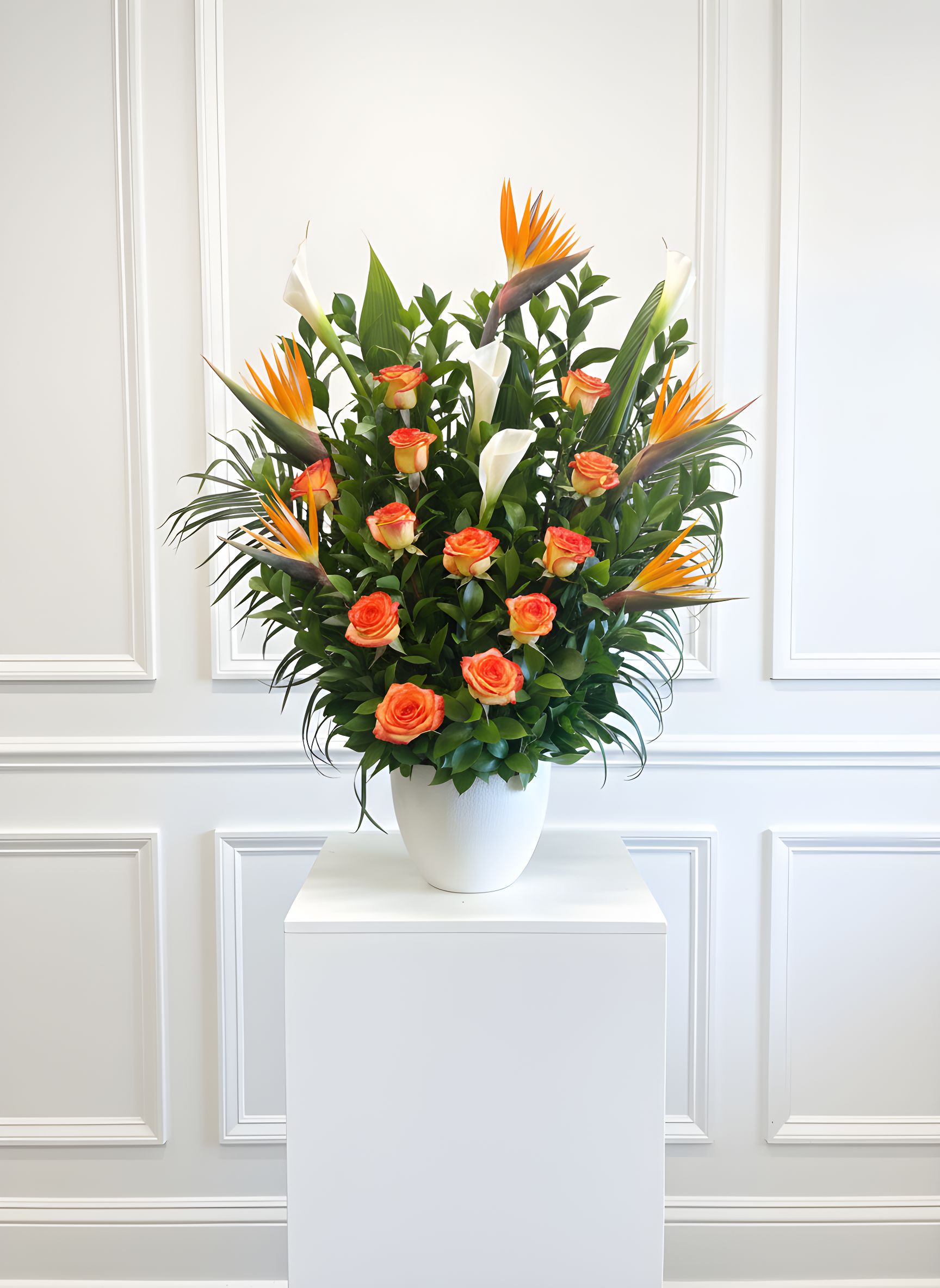 CO-44 Corbeille funéraire Flamme du Souvenir