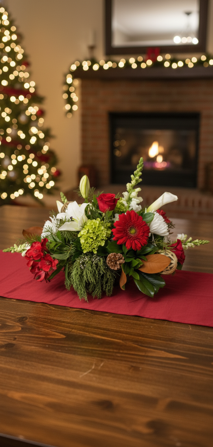 N-2 Centre de Table Renaissance Hivernale