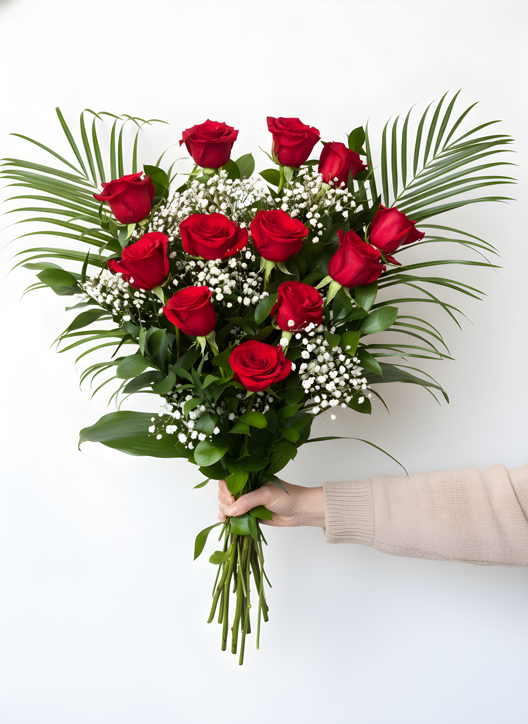 SV-8 Bouquet de Saint-Valentin L’Amour Abondant 12 Roses