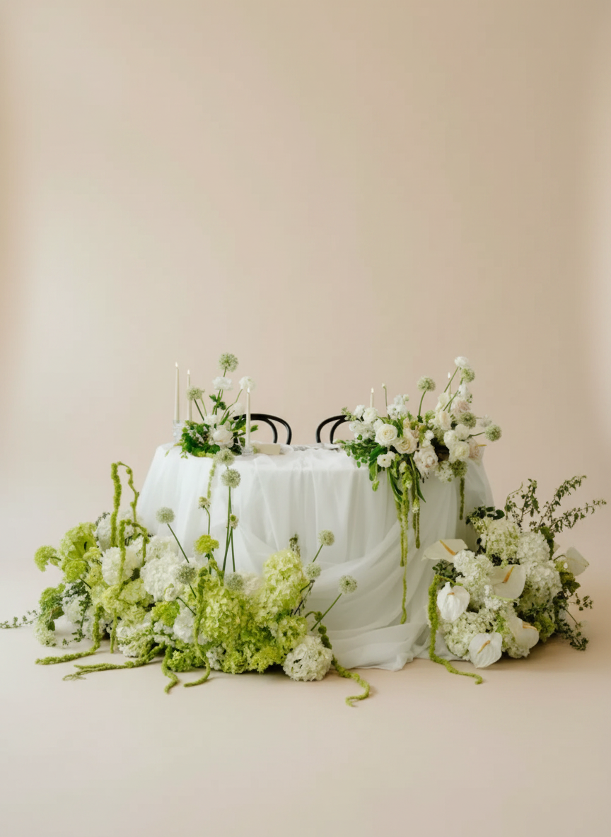 MT-7 Arrangement table d'honneur Verdant