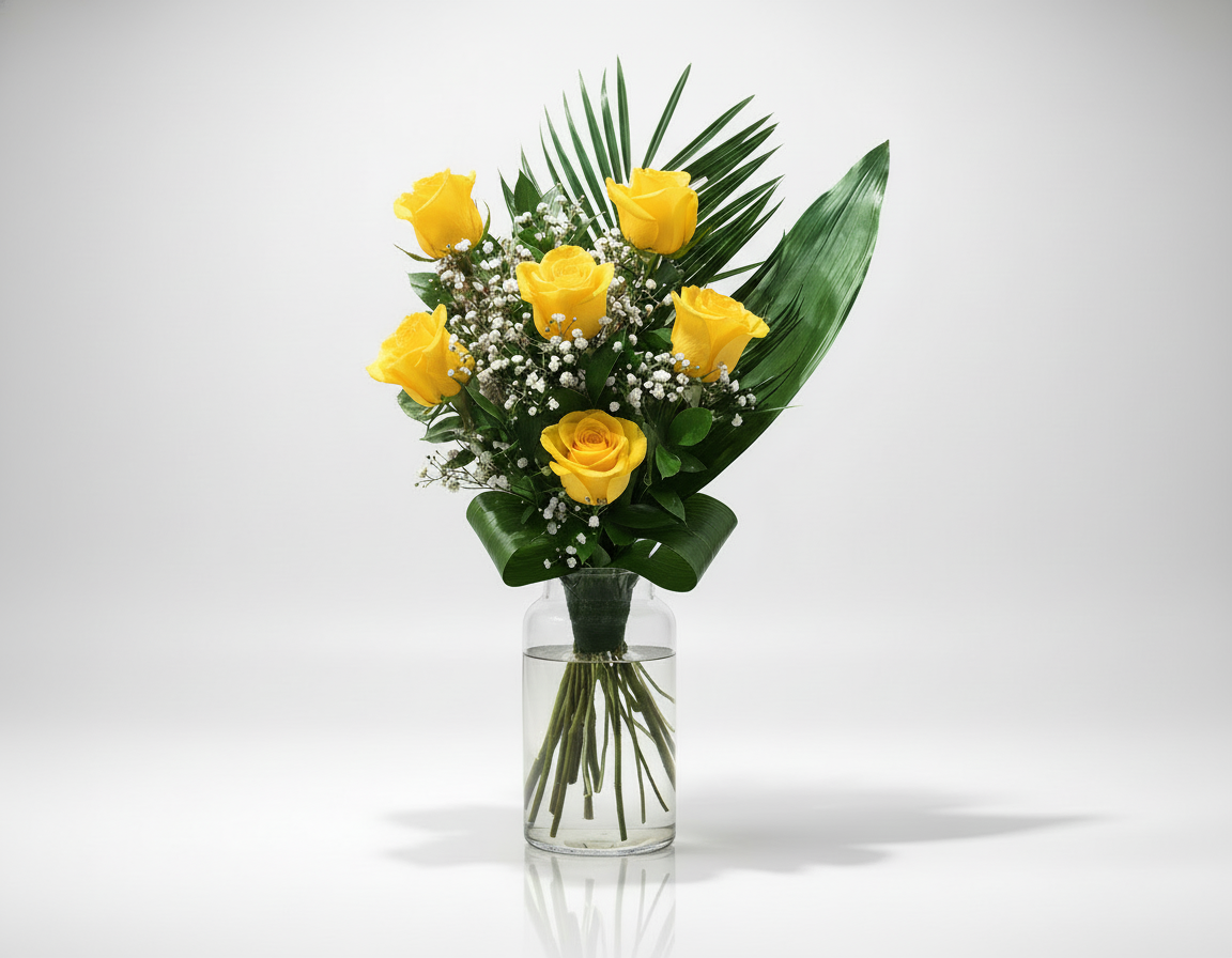 BO-10 Bouquet 6 Roses