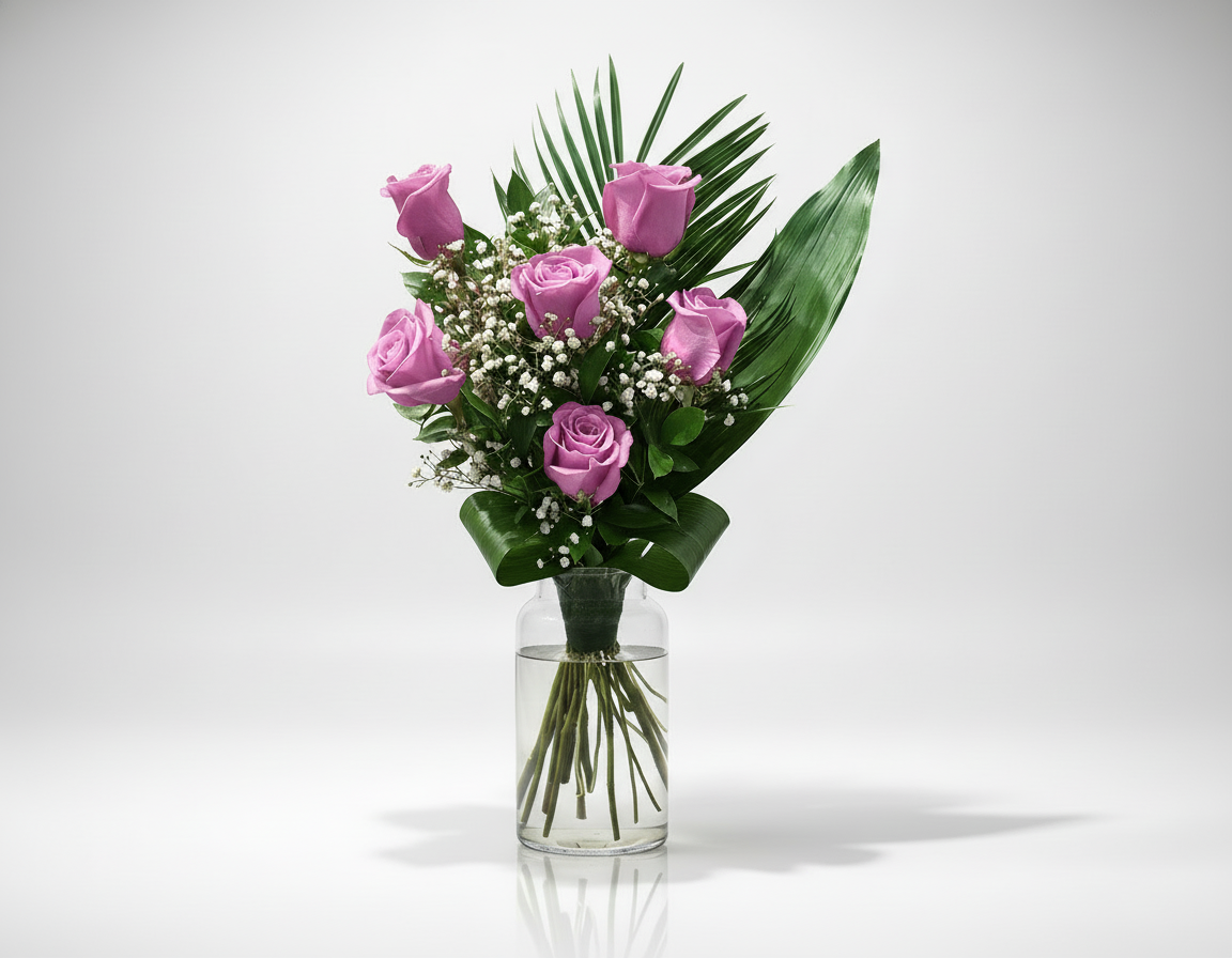 BO-10 Bouquet 6 Roses