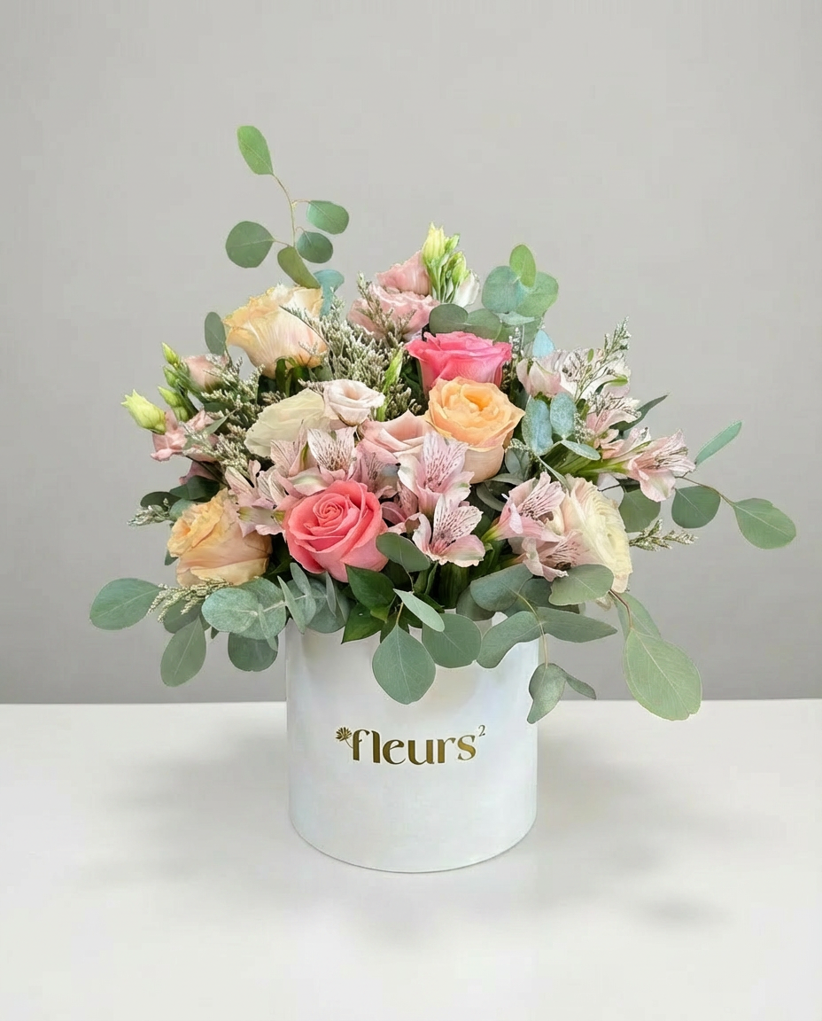 BO-28 Boîte Jardin Rosé