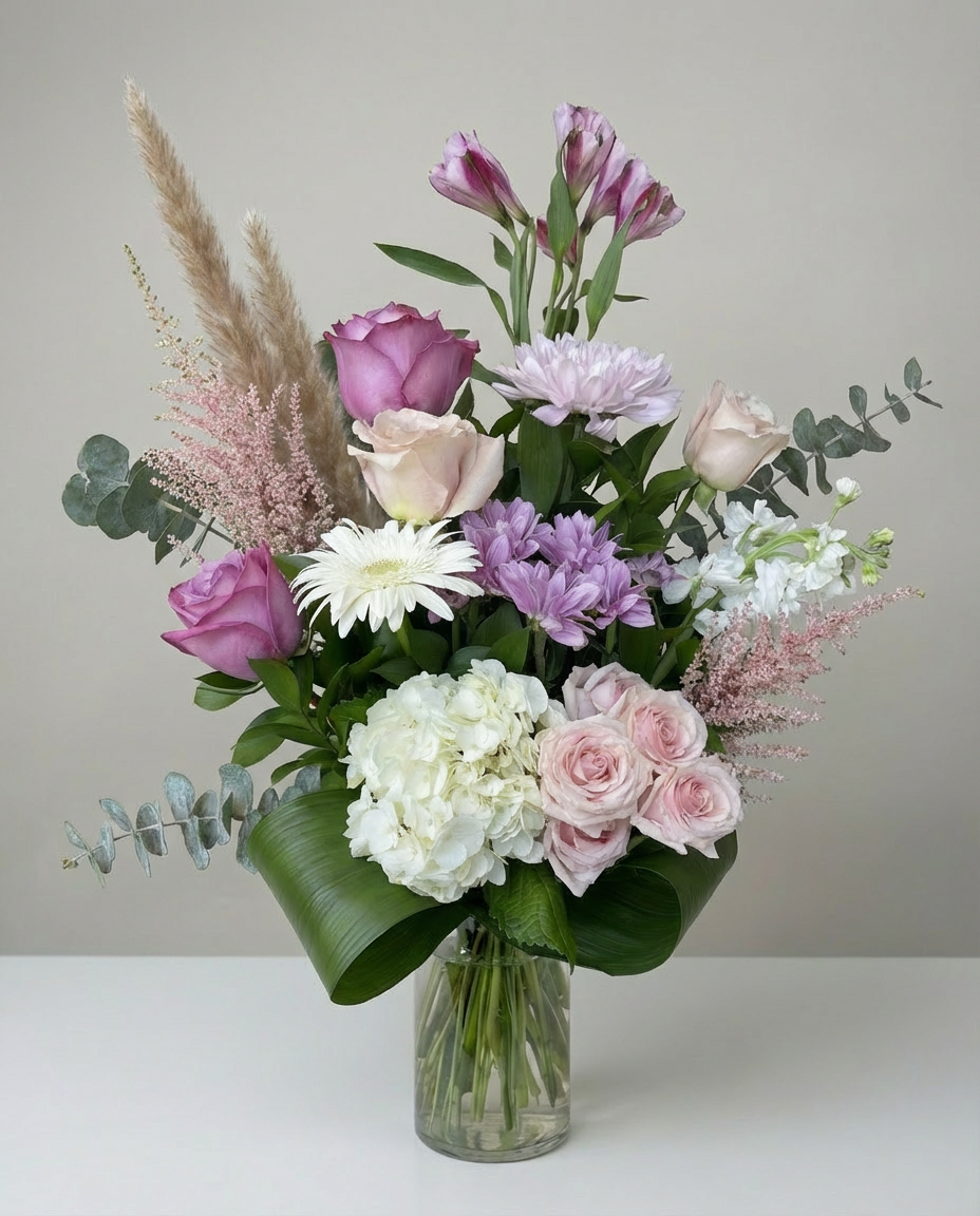 BO-16 Bouquet Tendresse Rosée