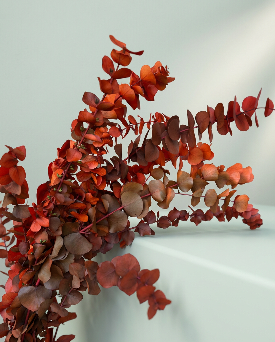 BO-49 Bouquet Eucalyptus Rouge Séché