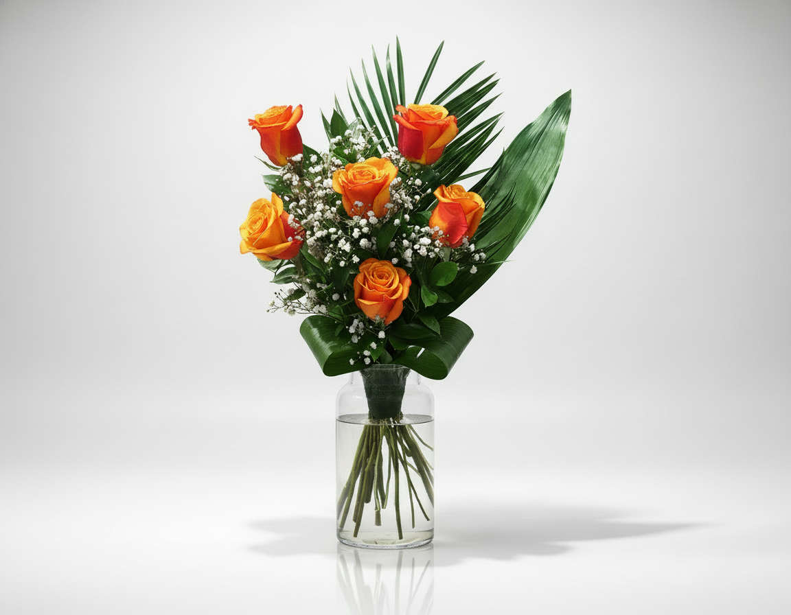 BO-10 Bouquet 6 Roses