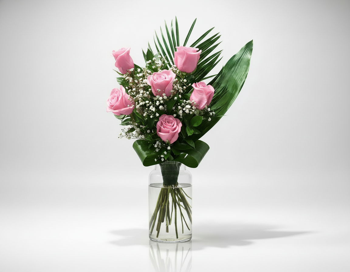 BO-10 Bouquet 6 Roses