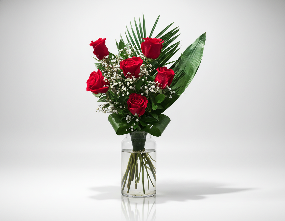 BO-10 Bouquet 6 Roses